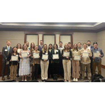 Franklin College Alpha Society initiates new members