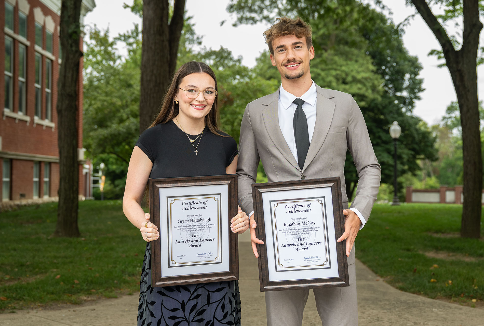 Franklin College oznamuje držitele cen Laurels and Lancers Award za rok ...