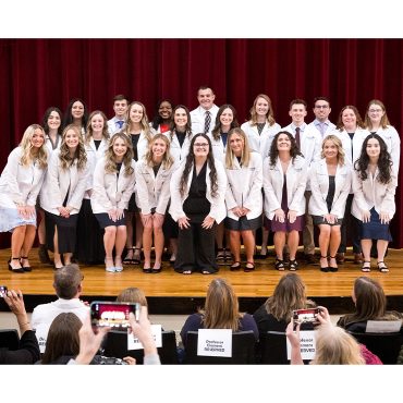 Franklin College MSPAS students honored at White Coat Ceremony