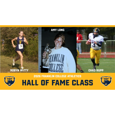 Franklin College announces 2026 Athletic Hall of Fame class